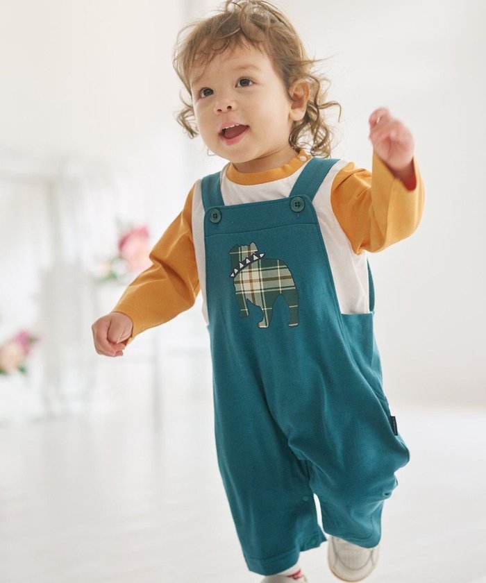【ジェイ プレス/J.PRESS / KIDS】の【BOX付き】【80-90㎝】長袖Tシャツ オーバーオール セット インテリア・キッズ・メンズ・レディースファッション・服の通販 founy(ファニー) https://founy.com/ ファッション Fashion キッズファッション Fashion for Kids オレンジ Orange スマホ Smartphone, Mobile Device チェック Check, Plaid, Tartan トレンド Trend, Trending Now 定番 Standard, Basic Item 人気 Popular, Best Seller 長袖 Long Sleeve, Full Sleeve ベビー Baby, Babywear ベーシック Basic, Essential モチーフ Motif, Design Theme 無地 Plain, Solid Color ロンパース Romper, Jumpsuit 楽ちん Easy Fit, Comfortable A/W・秋冬 Autumn/Winter おすすめ Recommended / Our Picks ギフト プレゼント Gift / Present |ID: prp329100004709483 ipo3291000000034664405