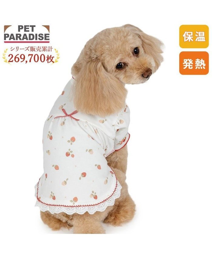 【ペットパラダイス/PET PARADISE / GOODS】のペットパラダイス ペティヒート天竺 Tシャツ 《いちご》 超小型犬 小型犬 インテリア・キッズ・メンズ・レディースファッション・服の通販 founy(ファニー) https://founy.com/ ストレッチ Stretch, Stretchy Fabric 犬 Dog A/W・秋冬 Autumn/Winter ホーム・キャンプ・アウトドア・お取り寄せ Home Living / Home & Lifestyle / Camping Gear / Outdoor Camping ペットグッズ Pet Supplies |ID: prp329100004709490 ipo3291000000034397940