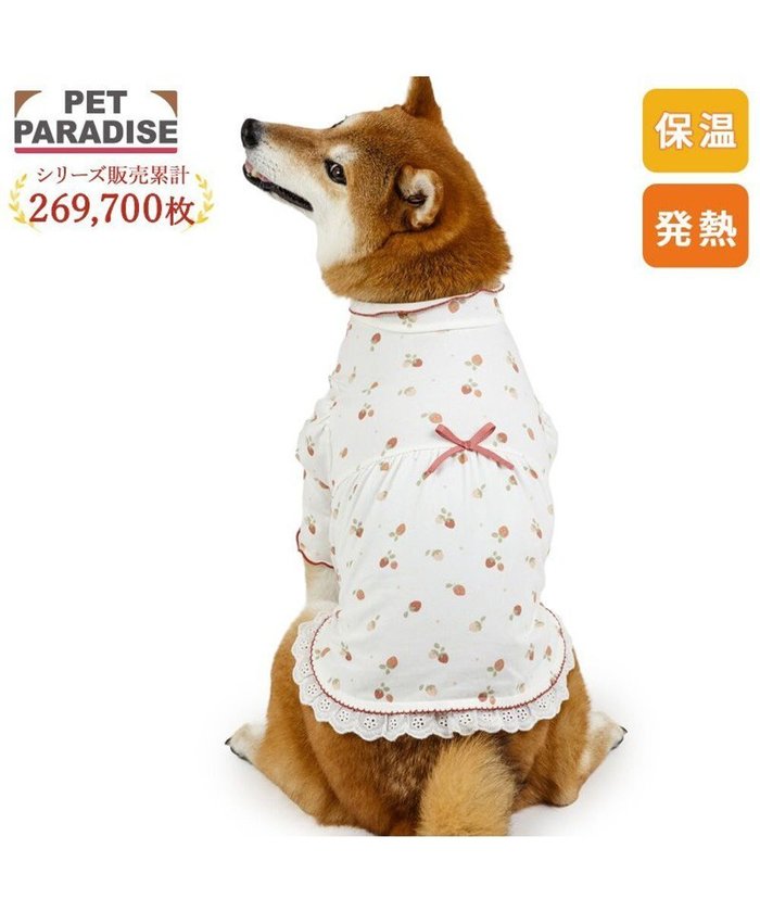 【ペットパラダイス/PET PARADISE / GOODS】のペットパラダイス ペティヒート天竺 Tシャツ 《いちご》 中型犬 大型犬 インテリア・キッズ・メンズ・レディースファッション・服の通販 founy(ファニー) https://founy.com/ インナー Innerwear ストレッチ Stretch, Stretchy Fabric 冬 Winter / This Winter 犬 Dog A/W・秋冬 Autumn/Winter 軽量 Lightweight, Ultra Light 防寒 Cold Protection, Winter-Ready ホーム・キャンプ・アウトドア・お取り寄せ Home Living / Home & Lifestyle / Camping Gear / Outdoor Camping ペットグッズ Pet Supplies |ID: prp329100004709491 ipo3291000000034424955