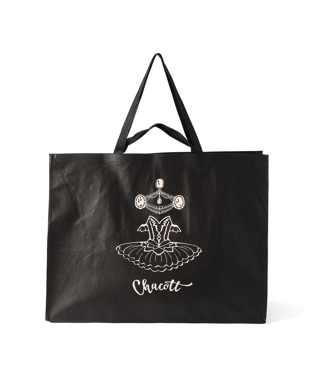【チャコット/Chacott / KIDS】のジュエルチュチュ不織布バッグL インテリア・キッズ・メンズ・レディースファッション・服の通販 founy(ファニー) 　ファッション　Fashion　キッズファッション　Fashion for Kids　ショート　Short, Short Length　パール　Pearl, Pearl Accent　プリント　Print, Printed Pattern　モチーフ　Motif, Design Theme　ロング　Long, Long-Length　ブラック|ID: prp329100004709497 ipo3291000000034555758