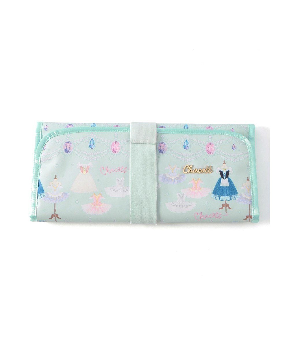 【チャコット/Chacott / KIDS】のジュエルチュチュロールケース インテリア・キッズ・メンズ・レディースファッション・服の通販 founy(ファニー) 　ファッション　Fashion　キッズファッション　Fashion for Kids　おすすめ　Recommended / Our Picks　シューズ　Shoes, Footwear　トラベル　Travel, Travel Gear　バレエ　Ballet, Ballet Style　パール　Pearl, Pearl Accent　ポケット　Pocket, Pocket Detail　アイスグリーン|ID: prp329100004709500 ipo3291000000034017592