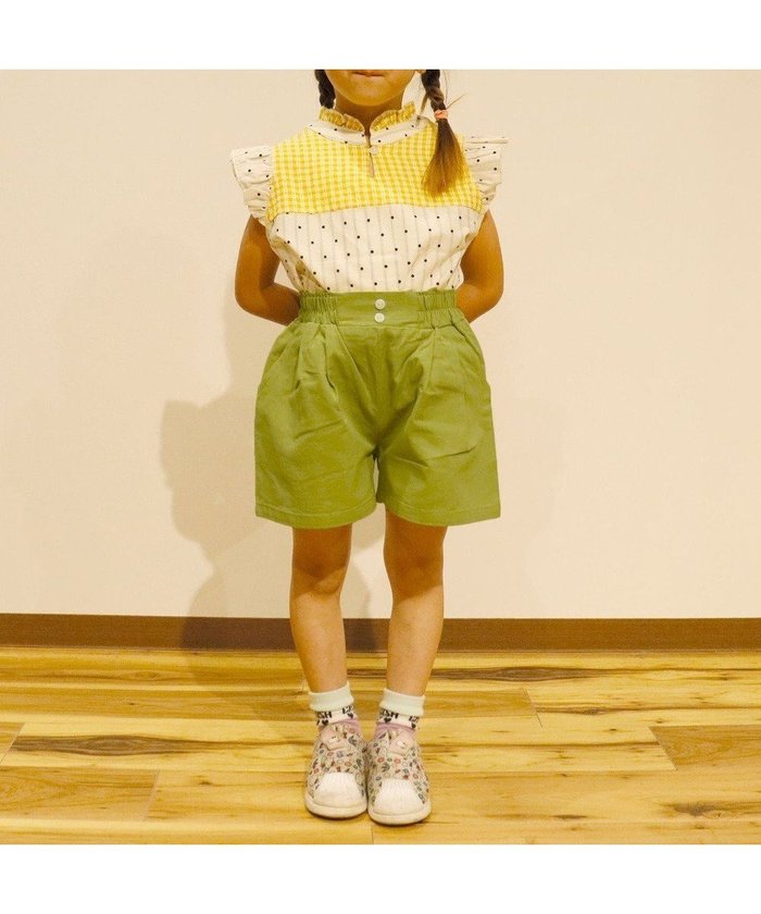 【アミアミ/AmiAmi / KIDS】の【洗濯機可】タックショートパンツ インテリア・キッズ・メンズ・レディースファッション・服の通販 founy(ファニー) https://founy.com/ ファッション Fashion キッズファッション Fashion for Kids ボトムス Bottoms 春 Spring キュロット Culottes, Wide Shorts ハンカチ Handkerchief, Hanky フロント Front, Front Design ポケット Pocket, Pocket Detail 冬 Winter / This Winter A/W・秋冬 Autumn/Winter S/S・春夏 SS, Spring/Summer, Warm Season 夏 Summer |ID: prp329100004709510 ipo3291000000034017621