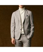 【ジョセフ アブード/JOSEPH ABBOUD / MEN】の【ストレッチ/保温性/伸縮回復性】フランネルジャージージャケット ライトグレー系|ID: prp329100004709518 ipo3291000000034017656