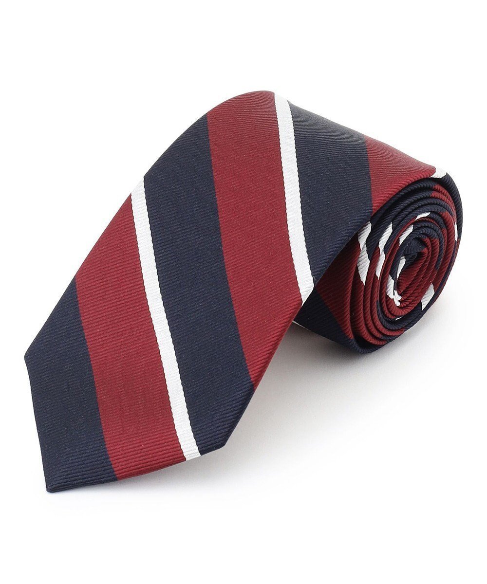 【ジェイ プレス/J.PRESS / MEN】の【定番】オーセンティックレジメンタル ネクタイ インテリア・キッズ・メンズ・レディースファッション・服の通販 founy(ファニー) 　ファッション　Fashion　メンズファッション　Fashion for Men　ストライプ　Stripe, Striped Pattern　スーツ　Suit, Formalwear　定番　Standard, Basic Item　帽子　Hat, Headwear　リボン　Ribbon, Bow　ワイン系2|ID: prp329100004709525 ipo3291000000035212794