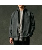 【ジョセフ アブード/JOSEPH ABBOUD / MEN】の【リバーシブル】ダイヤパターンWフェイス ストール グレー系7|ID: prp329100004709529 ipo3291000000034242982