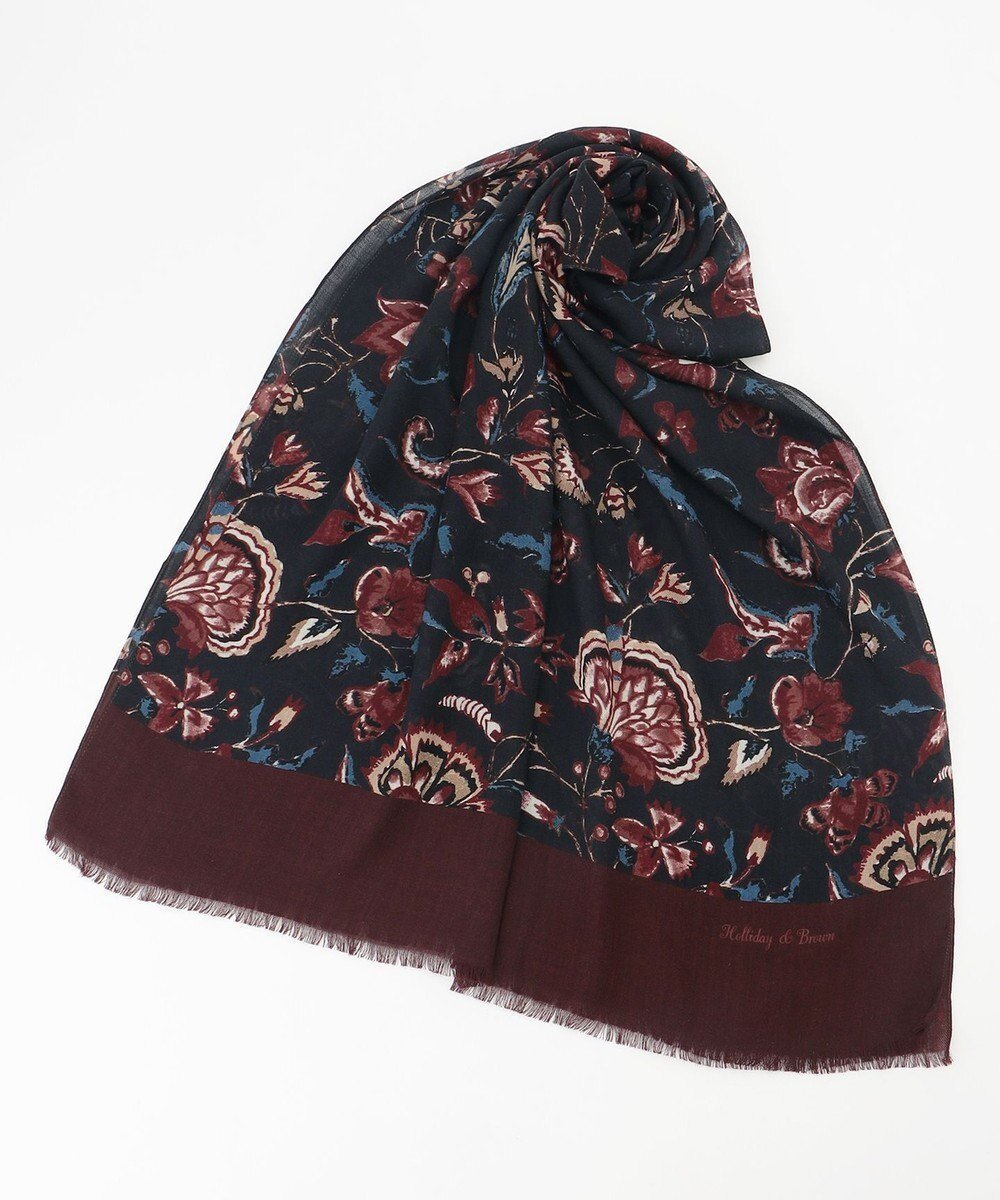 【ジョセフ アブード/JOSEPH ABBOUD / MEN】の【イタリアHolliday Brown社製】フラワーパターン ストール 人気、トレンドファッション・服の通販 founy(ファニー) 　ファッション　Fashion　メンズファッション　Fashion for Men　イタリア　Italy　ショール　Shawl, Wrap　シンプル　Simple, Minimal　ジャケット　Jacket, Outerwear　ストール　Stole, Wrap　ハンド　Hand, Handmade　パターン　Pattern, Design Print　フラワー　Flower, Floral　モチーフ　Motif, Design Theme　無地　Plain, Solid Color　A/W・秋冬　Autumn/Winter　おすすめ　Recommended / Our Picks　エレガント 上品　Elegant　ビジネス 仕事 通勤　Business / Work / Commuting　 other-1|ID: prp329100004709534 ipo3291000000034017700