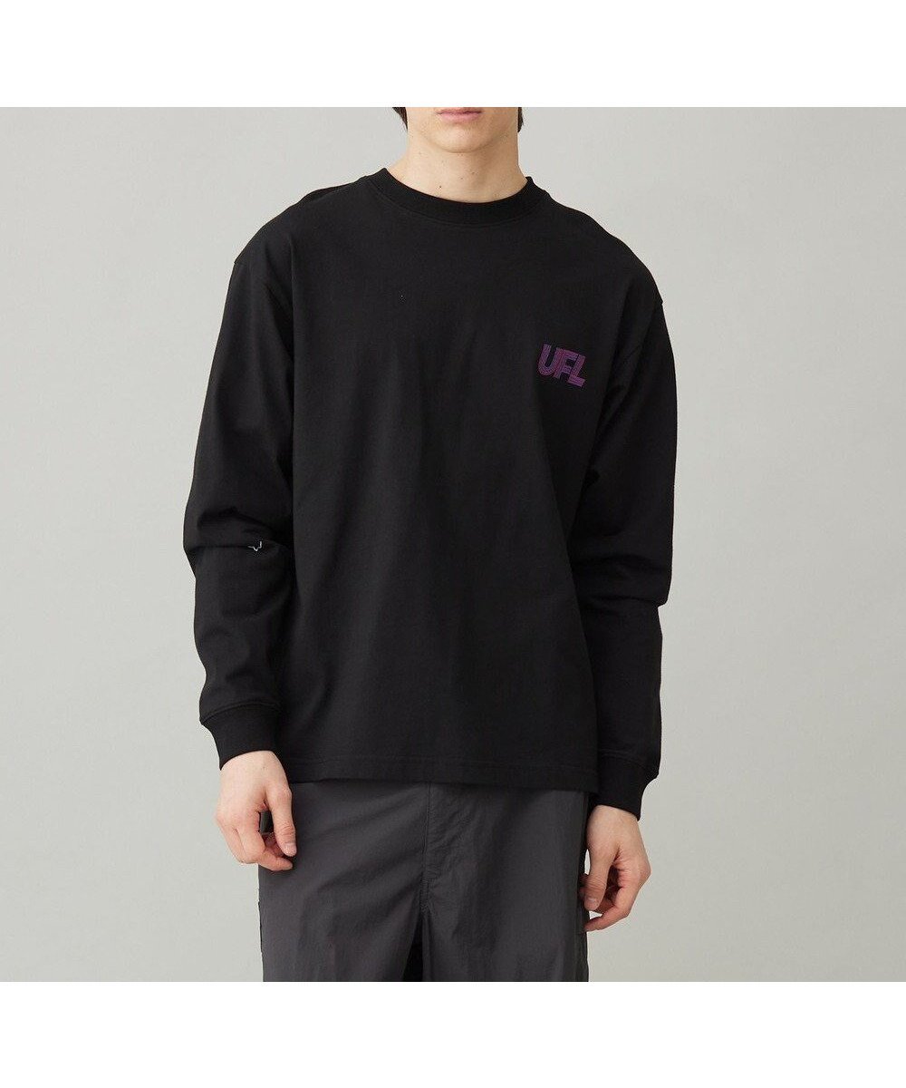 【アンフィーロ/UNFILO / MEN】の【UVケア】BASIC グラフィック ロンT インテリア・キッズ・メンズ・レディースファッション・服の通販 founy(ファニー) 　ファッション　Fashion　メンズファッション　Fashion for Men　トップス・カットソー　Cut & Sew Tops　メンズシャツ　Shirts　ロングTシャツ・Tシャツ / 着回し力抜群　Longline T-Shirts & Tees　インナー　Innerwear　春　Spring　カットソー　Cut and Sewn Top　グラフィック　Graphic, Graphic Design　プリント　Print, Printed Pattern　半袖　Short Sleeve, Half Sleeve　S/S・春夏　SS, Spring/Summer, Warm Season　夏　Summer　ブラック|ID: prp329100004709536 ipo3291000000034017708