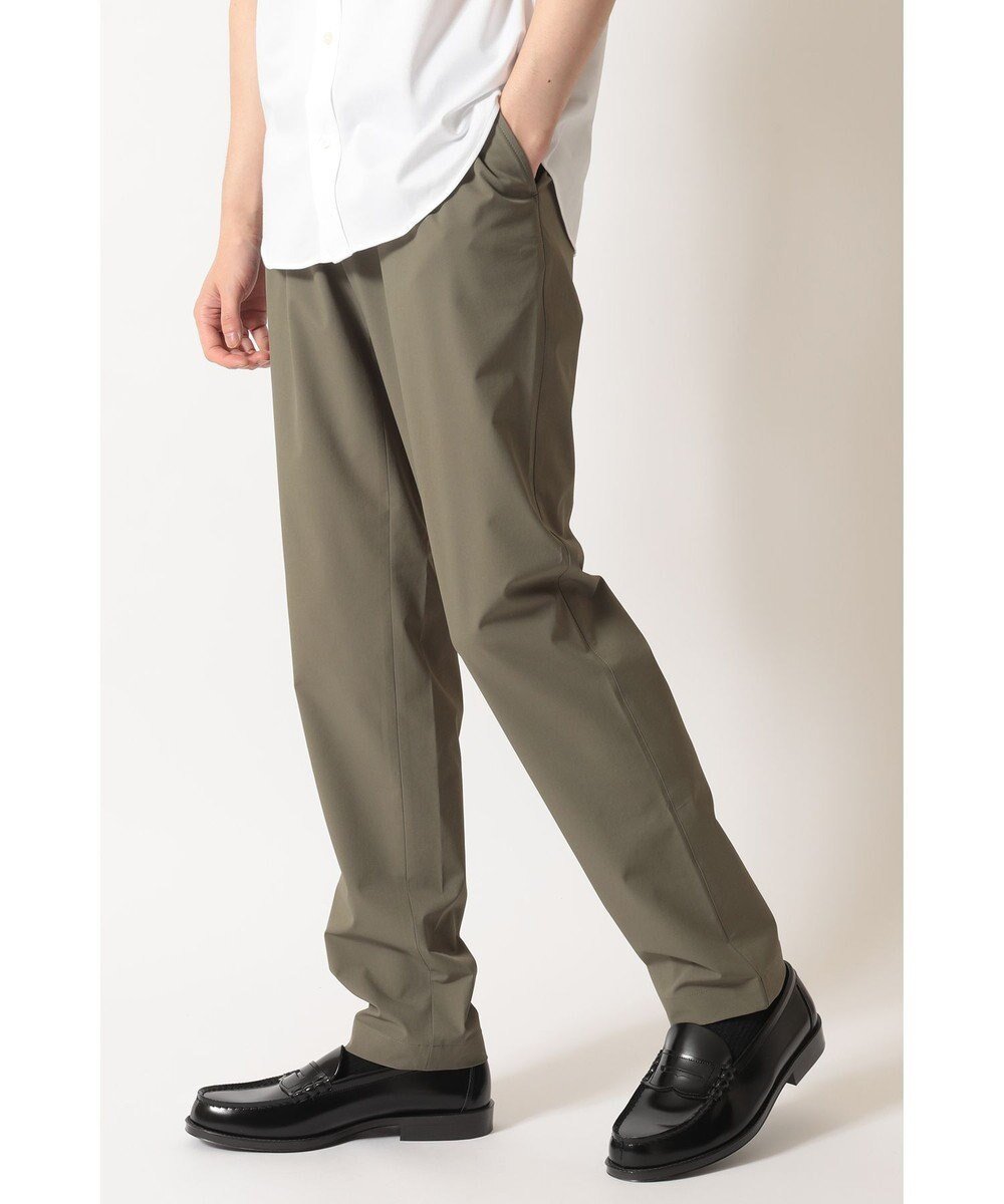 【ダックス/DAKS / MEN】のウエストゴム テーパードパンツ インテリア・キッズ・メンズ・レディースファッション・服の通販 founy(ファニー) 　ファッション　Fashion　メンズファッション　Fashion for Men　ボトムス　Bottoms　ストレッチ　Stretch, Stretchy Fabric　チェック　Check, Plaid, Tartan　ビジネス 仕事 通勤　Business / Work / Commuting　ポケット　Pocket, Pocket Detail　リラックス　Relax, Relaxed Fit　夏　Summer　S/S・春夏　SS, Spring/Summer, Warm Season　A/W・秋冬　Autumn/Winter　カーキ|ID: prp329100004709540 ipo3291000000035192012