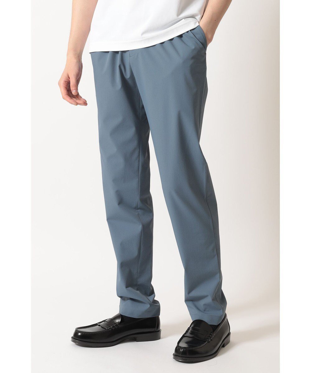 【ダックス/DAKS / MEN】のウエストゴム テーパードパンツ インテリア・キッズ・メンズ・レディースファッション・服の通販 founy(ファニー) 　ファッション　Fashion　メンズファッション　Fashion for Men　ボトムス　Bottoms　ストレッチ　Stretch, Stretchy Fabric　チェック　Check, Plaid, Tartan　ビジネス 仕事 通勤　Business / Work / Commuting　ポケット　Pocket, Pocket Detail　リラックス　Relax, Relaxed Fit　夏　Summer　S/S・春夏　SS, Spring/Summer, Warm Season　A/W・秋冬　Autumn/Winter　ブルー|ID: prp329100004709540 ipo3291000000035192013