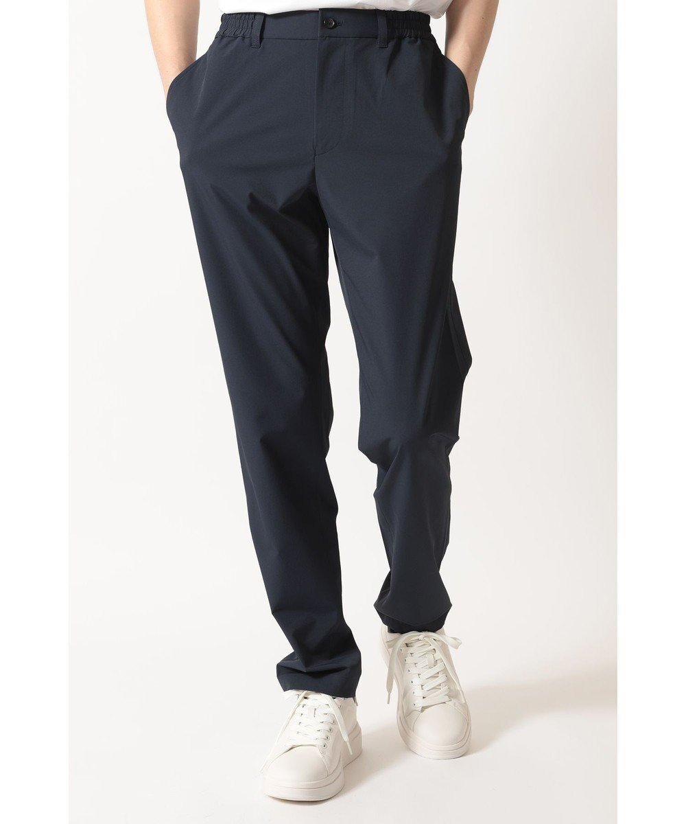 【ダックス/DAKS / MEN】のウエストゴム テーパードパンツ インテリア・キッズ・メンズ・レディースファッション・服の通販 founy(ファニー) 　ファッション　Fashion　メンズファッション　Fashion for Men　ボトムス　Bottoms　ストレッチ　Stretch, Stretchy Fabric　チェック　Check, Plaid, Tartan　ビジネス 仕事 通勤　Business / Work / Commuting　ポケット　Pocket, Pocket Detail　リラックス　Relax, Relaxed Fit　夏　Summer　S/S・春夏　SS, Spring/Summer, Warm Season　A/W・秋冬　Autumn/Winter　ネイビー|ID: prp329100004709540 ipo3291000000035192014