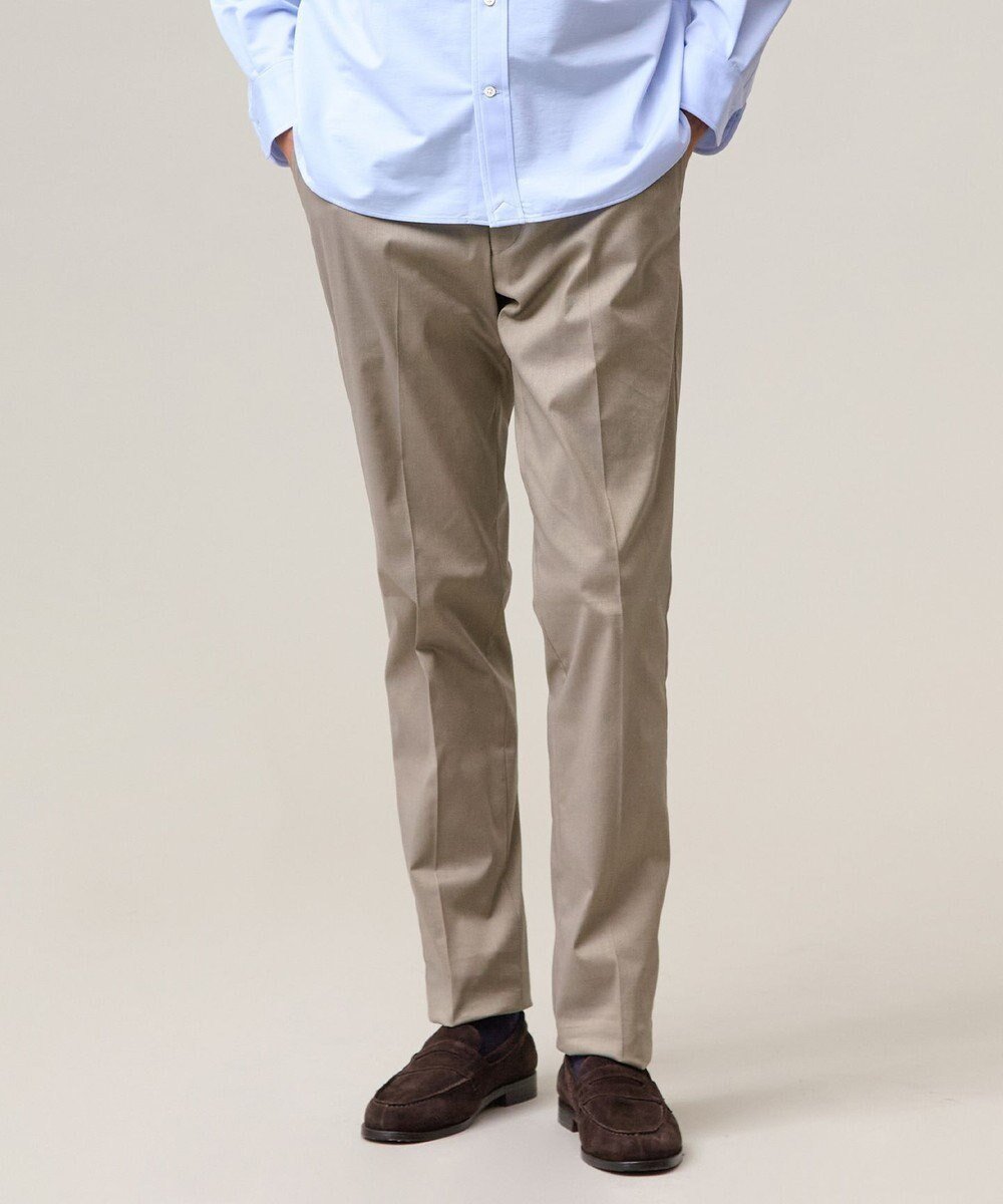 【ジェイ プレス/J.PRESS / MEN】の【ストレッチ / 洗える】ハイパワーシャンブレードビー パンツ インテリア・キッズ・メンズ・レディースファッション・服の通販 founy(ファニー) 　ファッション　Fashion　メンズファッション　Fashion for Men　ボトムス　Bottoms　ストレッチ　Stretch, Stretchy Fabric　スラックス　Slacks, Dress Pants　スリム　Slim, Slim Fit　ドレス　Dress, One-Piece　エレガント 上品　Elegant　夏　Summer　S/S・春夏　SS, Spring/Summer, Warm Season　洗える　Machine Washable　A/W・秋冬　Autumn/Winter　ベージュ系|ID: prp329100004709543 ipo3291000000034059455