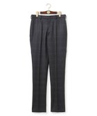 【ジェイ プレス/J.PRESS / MEN】の【ストレッチ / 洗える】トリートメントウールシェードブルーチェック スラックス グレー系4|ID: prp329100004709544 ipo3291000000034017762