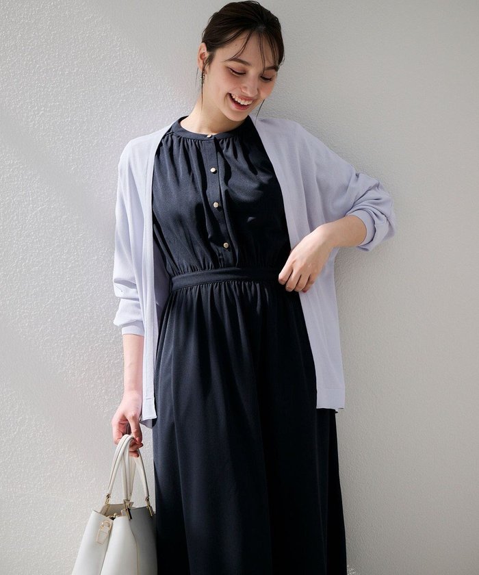 【エニィ スィス/any SiS】の【接触冷感・UVケア】アイスタッチ カーディガン インテリア・キッズ・メンズ・レディースファッション・服の通販 founy(ファニー) https://founy.com/ ファッション Fashion レディースファッション Fashion for Women トップス・カットソー Cut & Sew Tops カーディガン・羽織り Layered Style Cardigans カーディガン Cardigan, Knitwear スリット Slit, Slit Detail ミドル Middle Length, Mid Height 夏 Summer 春 Spring S/S・春夏 SS, Spring/Summer, Warm Season 羽織 Haori, Light Jacket 軽量 Lightweight, Ultra Light |ID: prp329100004709557 ipo3291000000034387957