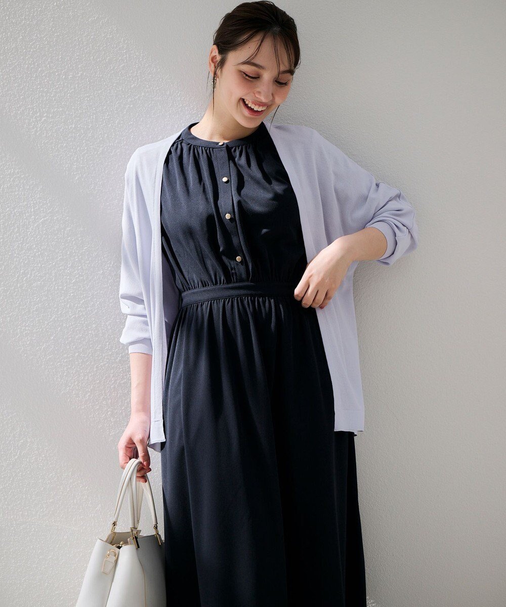 【エニィ スィス/any SiS】の【接触冷感・UVケア】アイスタッチ カーディガン 人気、トレンドファッション・服の通販 founy(ファニー) 　ファッション　Fashion　レディースファッション　Fashion for Women　トップス・カットソー　Cut & Sew Tops　カーディガン・羽織り　Layered Style Cardigans　カーディガン　Cardigan, Knitwear　スリット　Slit, Slit Detail　ミドル　Middle Length, Mid Height　夏　Summer　春　Spring　S/S・春夏　SS, Spring/Summer, Warm Season　羽織　Haori, Light Jacket　軽量　Lightweight, Ultra Light　 other-1|ID: prp329100004709557 ipo3291000000034387957