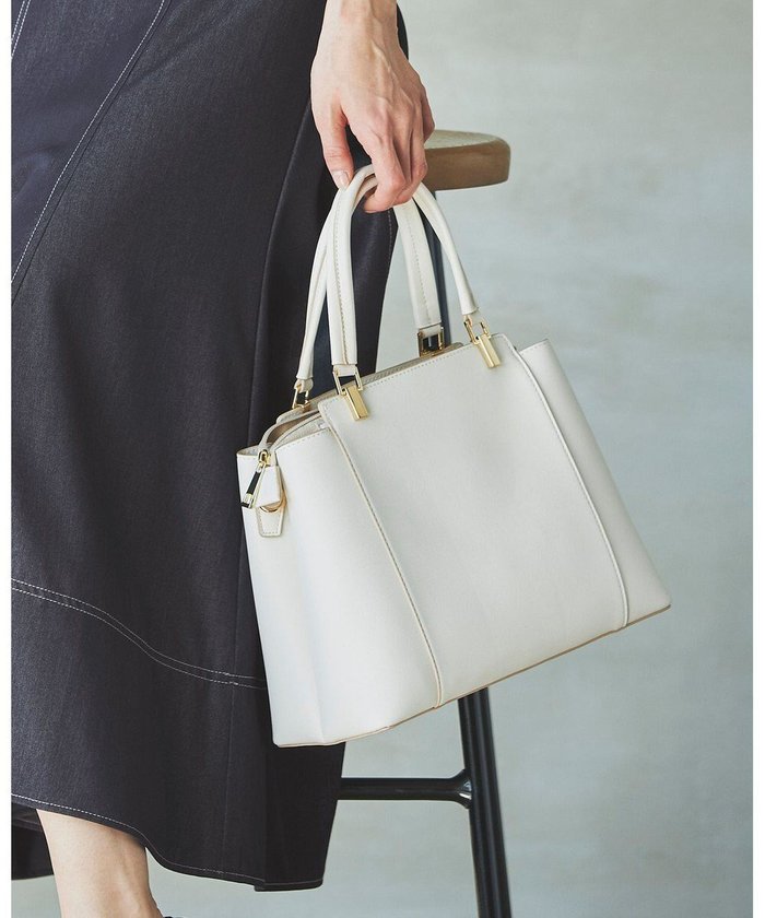 【エニィ スィス/any SiS】の【2WAY】ノーブルミディトート バッグ インテリア・キッズ・メンズ・レディースファッション・服の通販 founy(ファニー) https://founy.com/ ファッション Fashion レディースファッション Fashion for Women バッグ Bags オケージョン Occasion Wear ショルダー Shoulder, Shoulder Strap シンプル Simple, Minimal スクエア Square, Square Shape エレガント 上品 Elegant ビジネス 仕事 通勤 Business / Work / Commuting |ID: prp329100004709582 ipo3291000000034289431