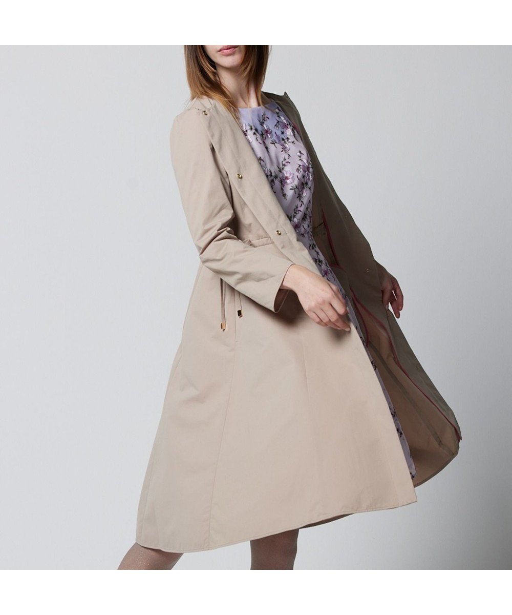 【トッカ/TOCCA】の【洗える!】TORCH コート 人気、トレンドファッション・服の通販 founy(ファニー) 　ファッション　Fashion　レディースファッション　Fashion for Women　アウター　Coat / Outerwear Collection　コート・ロングコート・ピーコート　Long Coats, Peacoats & More　レディースジャケット・軽アウター　Jackets　コンパクト　Compact, Small Size　ジャケット　Jacket, Outerwear　ストレッチ　Stretch, Stretchy Fabric　ドレス　Dress, One-Piece　パイピング　Piping, Trim Design　リボン　Ribbon, Bow　夏　Summer　春　Spring　S/S・春夏　SS, Spring/Summer, Warm Season　洗える　Machine Washable　 other-1|ID: prp329100004709583 ipo3291000000034018087