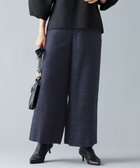 【自由区/JIYU-KU】の【洗える】エアリーツイードワイドクロップド パンツ ミッドナイト|ID: prp329100004709601 ipo3291000000034018175