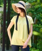 【自由区/JIYU-KU】の【洗える・XSサイズあり】ハイツイストポンチフロントタック カットソー イエロー系|ID: prp329100004709603 ipo3291000000034305034