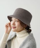 【石田製帽/ISHIDASEIBOU】のエコリウール バケットハット チャコールグレー|ID: prp329100004709615 ipo3291000000034319060