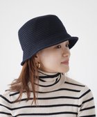 【石田製帽/ISHIDASEIBOU】のエコリウール バケットハット ネイビー|ID: prp329100004709615 ipo3291000000034319064