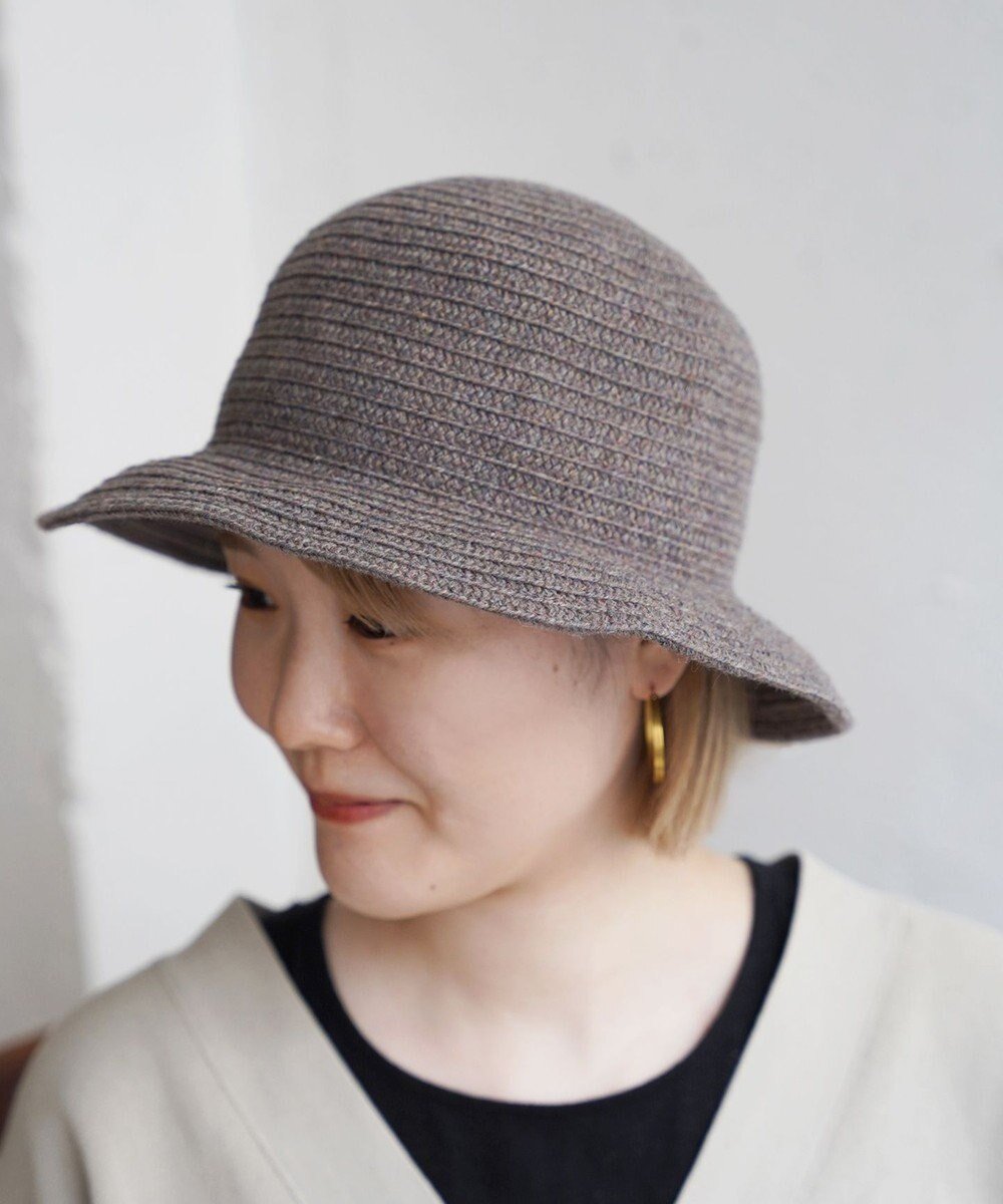 【石田製帽/ISHIDASEIBOU】のエコリウール混 丸ダウンクロッシェ インテリア・キッズ・メンズ・レディースファッション・服の通販 founy(ファニー) ファッション Fashion レディースファッション Fashion for Women キャップ&ハット Hats & Caps シンプル Simple, Minimal フォルム Silhouette, Form ベーシック Basic, Essential 帽子 Hat, Headwear チャコールミックス|ID: prp329100004709619 ipo3291000000034256534