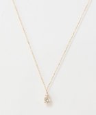 【フィービィー/phoebe】の【K10】ジュエルラックネックレス ホワイトトパーズ/4月誕生石/天然石/全長 40cm/BOX&ショッパーつき ゴールド|ID: prp329100004710771 ipo3291000000034028307