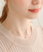 【フィービィー/phoebe】の【K10】ジュエルラックネックレス ルビー/7月誕生石/天然石/全長 40cm/BOX&ショッパーつき ゴールド|ID: prp329100004710774 ipo3291000000034028313