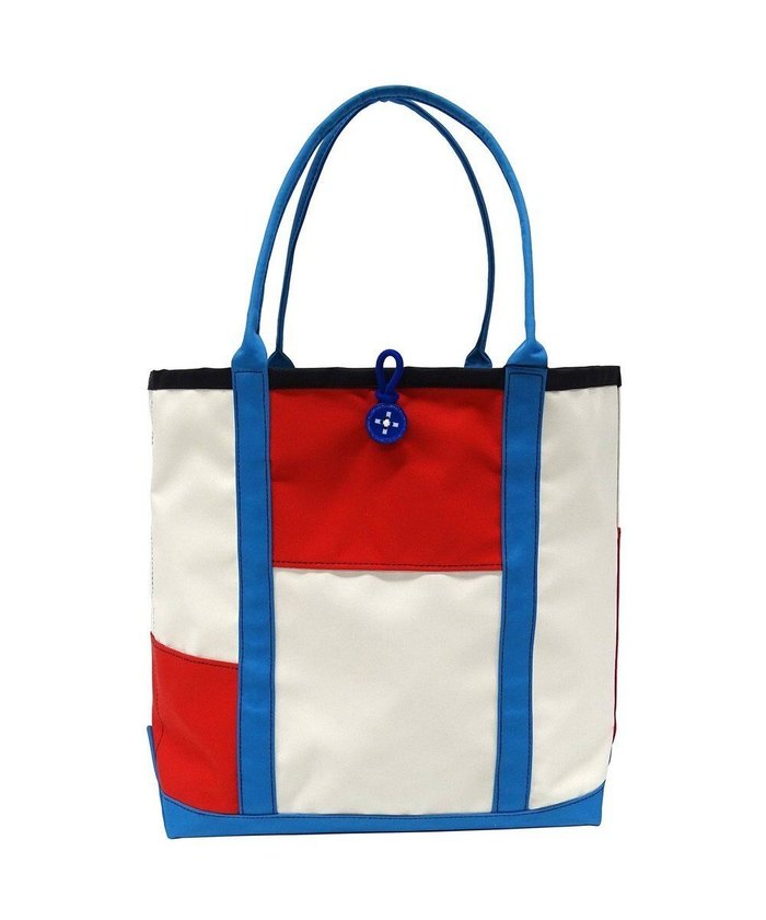 【プラスリング/+RING】の傘生地を使用した撥水トートバッグ ML トリコロール SR252 インテリア・キッズ・メンズ・レディースファッション・服の通販 founy(ファニー) https://founy.com/ ファッション Fashion レディースファッション Fashion for Women バッグ Bags レイングッズ・傘・晴雨兼用傘 Umbrellas & Rain Gear ボンディング Bonding, Bonded Fabric ポケット Pocket, Pocket Detail 傘 Umbrella, Parasol 雑誌 Magazine, Fashion Magazine |ID: prp329100004710798 ipo3291000000034265304