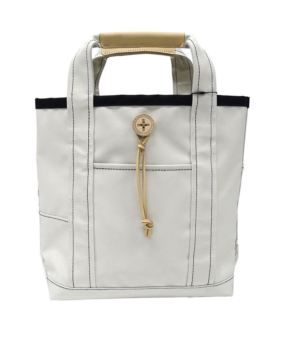 【プラスリング/+RING】の傘生地を使用した撥水ミニトートバッグ SSL WHT SR253 人気、トレンドファッション・服の通販 founy(ファニー) 　ファッション　Fashion　レディースファッション　Fashion for Women　バッグ　Bags　レイングッズ・傘・晴雨兼用傘　Umbrellas & Rain Gear　ボンディング　Bonding, Bonded Fabric　ポケット　Pocket, Pocket Detail　ラップ　Wrap, Wrap Design　傘　Umbrella, Parasol　雑誌　Magazine, Fashion Magazine　 other-1|ID: prp329100004710799 ipo3291000000034265317