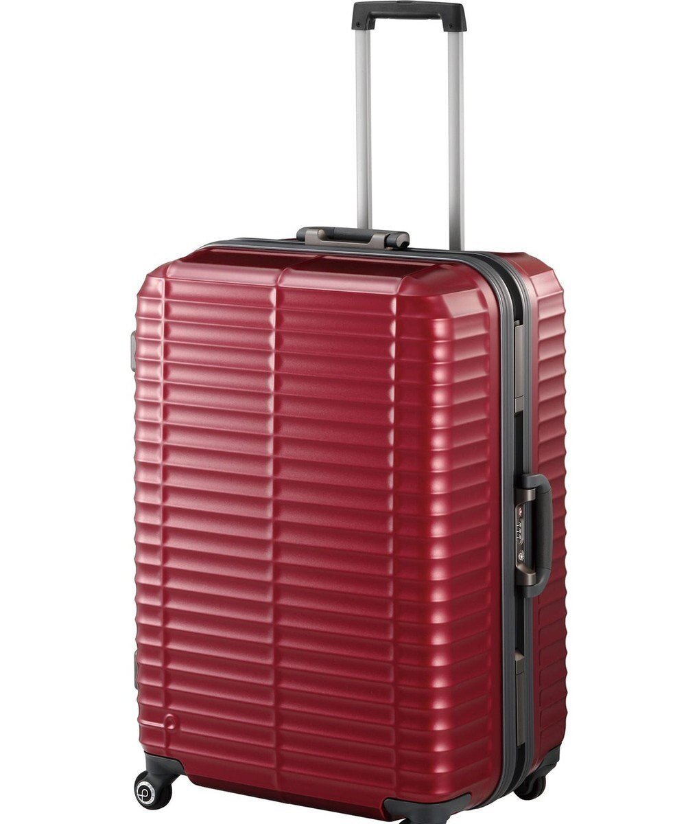 【エースバッグズアンドラゲッジ/ACE BAGS & LUGGAGE】のProteca ストラタム フレームタイプ 95L 1週間~10泊程度の旅行に プロテカ インテリア・キッズ・メンズ・レディースファッション・服の通販 founy(ファニー) 　ファッション　Fashion　レディースファッション　Fashion for Women　スーツ　Business Suits & Workwear　人気　Popular, Best Seller　フレーム　Frame, Outline　おすすめ　Recommended / Our Picks　日本製　Made In Japan　旅行　Travel　スーツケース キャリーケース　Suitcase / Carry Case　レッド|ID: prp329100004710809 ipo3291000000034028402