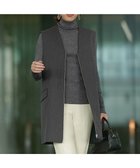 【アイシービー/iCB】の【洗える・リバーシブル着用可】T/Wツイルキルト リバーシブル パディング ジレ チャコール系|ID: prp329100004710819 ipo3291000000035724918