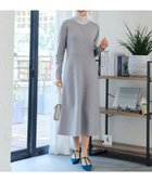 【ティアクラッセ/Tiaclasse】の【選べる着丈・洗える】 ニットワンピース ミモレ丈:グレー|ID: prp329100004710820 ipo3291000000034028446