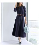 【ティアクラッセ/Tiaclasse】の【選べる着丈・洗える】 ニットワンピース ミモレ丈:ネイビー|ID: prp329100004710820 ipo3291000000034028448