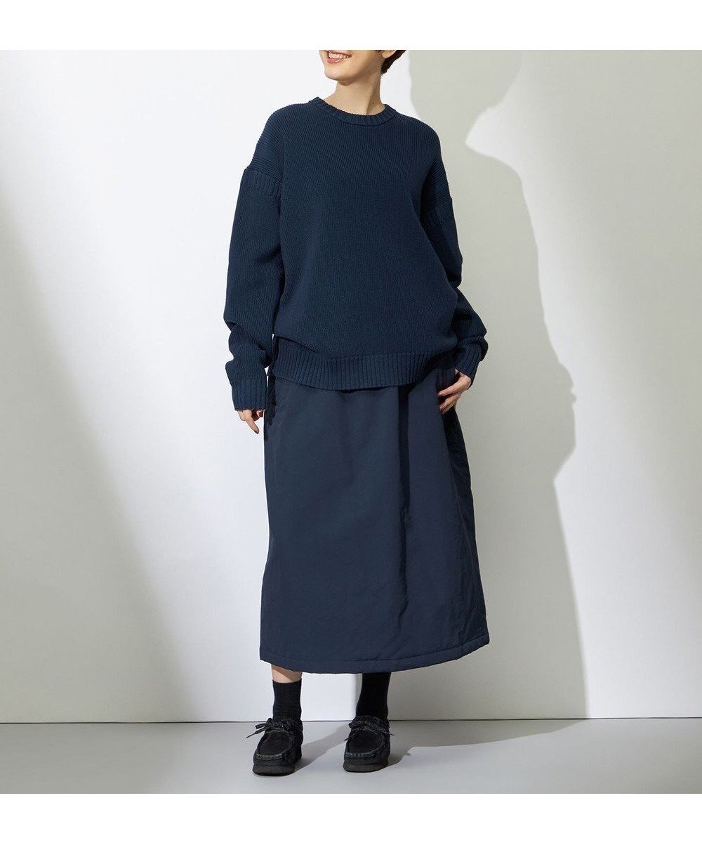 【ヘリーハンセン/HELLY HANSEN】の【抗菌防臭・ECO素材】フィッシャーマンニットクルー インテリア・キッズ・メンズ・レディースファッション・服の通販 founy(ファニー) 　ファッション　Fashion　レディースファッション　Fashion for Women　トップス・カットソー　Cut & Sew Tops　ニット　Knit Tops & Sweaters　新作・新入荷　New Arrivals / New In　セーター　Sweater, Knitwear　抗菌　Antibacterial, Bacteria-Resistant　畦　Ribbed Knit　A/W・秋冬　Autumn/Winter　軽量　Lightweight, Ultra Light　ディープネイビー|ID: prp329100004710821 ipo3291000000034028451