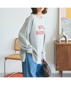 【グリーンパークス/Green Parks】のカレッジロゴ裏毛チュニック Gray Mixture|ID: prp329100004710823 ipo3291000000034028457