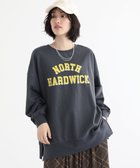 【グリーンパークス/Green Parks】のカレッジロゴ裏毛チュニック Charcoal Gray|ID: prp329100004710823 ipo3291000000034028458