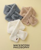 【ムーンバット/MOONBAT】のMACKINTOSH PHILOSOPHY(マッキントッシュ フィロソフィー)バッキンガムベア フェイクファー プチマフラー オフホワイト|ID: prp329100004710845 ipo3291000000035523239