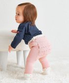 【ミキハウスホットビスケッツ/MIKI HOUSE HOT BISCUITS / KIDS】の【70-100cm】 おしりフリル 9分丈ベビースパッツ ピンク|ID: prp329100004710868 ipo3291000000034028639