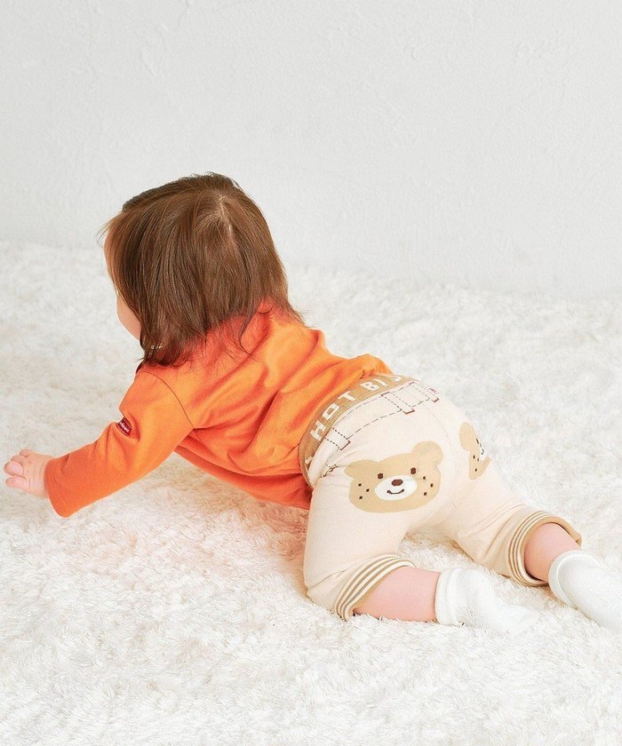 【ミキハウスホットビスケッツ/MIKI HOUSE HOT BISCUITS / KIDS】の【70-100cm】 8分丈スパッツ インテリア・キッズ・メンズ・レディースファッション・服の通販 founy(ファニー) https://founy.com/ ファッション Fashion キッズファッション Fashion for Kids ボトムス Bottoms おすすめ Recommended / Our Picks セパレート Separate, Two-Piece ボーダー Border, Stripe 夏 Summer 日本製 Made In Japan S/S・春夏 SS, Spring/Summer, Warm Season A/W・秋冬 Autumn/Winter |ID: prp329100004710872 ipo3291000000034028649