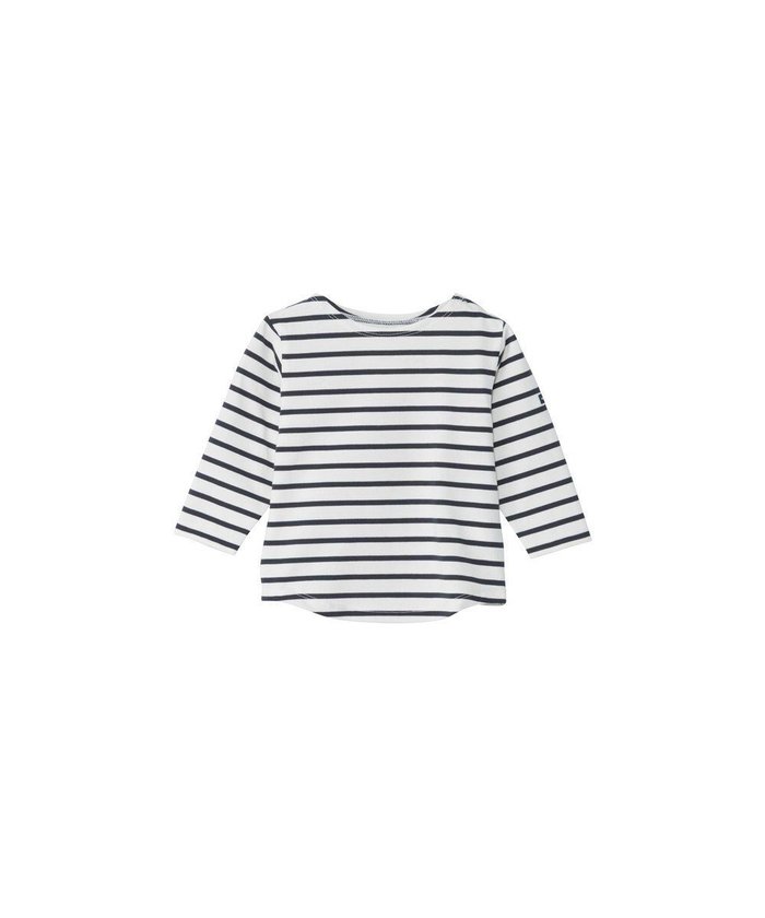 【ヘリーハンセン/HELLY HANSEN / KIDS】の【ベビー・吸汗速乾・UVカット・抗菌防臭・ECO素材・記名ラベル付】ロングスリーブマリンボーダーティー インテリア・キッズ・メンズ・レディースファッション・服の通販 founy(ファニー) https://founy.com/ ファッション Fashion キッズファッション Fashion for Kids トップス・カットソー Cut & Sew Tops カットソー Cut and Sewn Top 抗菌 Antibacterial, Bacteria-Resistant 定番 Standard, Basic Item 長袖 Long Sleeve, Full Sleeve バスク Basque, Basque Style ベビー Baby, Babywear A/W・秋冬 Autumn/Winter S/S・春夏 SS, Spring/Summer, Warm Season 夏 Summer |ID: prp329100004710909 ipo3291000000034028828