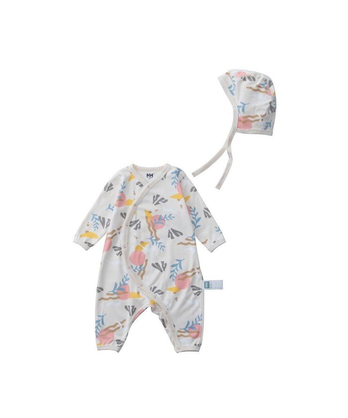 【ヘリーハンセン/HELLY HANSEN / KIDS】の【べビー・抗菌防臭・ECO素材・記名ラベル付】マイファーストHHプリントロンパースセット インテリア・キッズ・メンズ・レディースファッション・服の通販 founy(ファニー) https://founy.com/ ファッション Fashion キッズファッション Fashion for Kids なめらか Smooth, Silky Texture ストレッチ Stretch, Stretchy Fabric プリント Print, Printed Pattern ベビー Baby, Babywear モチーフ Motif, Design Theme ロンパース Romper, Jumpsuit 夏 Summer 帽子 Hat, Headwear 抗菌 Antibacterial, Bacteria-Resistant S/S・春夏 SS, Spring/Summer, Warm Season A/W・秋冬 Autumn/Winter |ID: prp329100004710910 ipo3291000000034028830