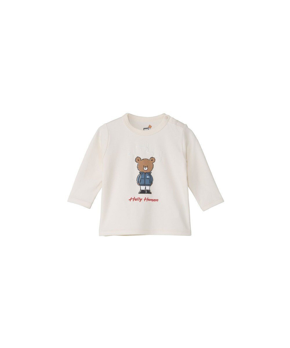 【ヘリーハンセン/HELLY HANSEN / KIDS】の【ベビー・抗菌防臭・記名ラベル付・ECO素材】ロングスリーブヘリーベアオーロラティー 人気、トレンドファッション・服の通販 founy(ファニー) 　ファッション　Fashion　キッズファッション　Fashion for Kids　トップス・カットソー　Cut & Sew Tops　なめらか　Smooth, Silky Texture　カットソー　Cut and Sewn Top　コレクション　Collection, Seasonal Line　フロント　Front, Front Design　ベビー　Baby, Babywear　夏　Summer　抗菌　Antibacterial, Bacteria-Resistant　S/S・春夏　SS, Spring/Summer, Warm Season　A/W・秋冬　Autumn/Winter　 other-1|ID: prp329100004710911 ipo3291000000034028833