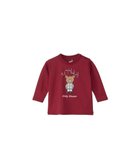 【ヘリーハンセン/HELLY HANSEN / KIDS】の【ベビー・抗菌防臭・記名ラベル付・ECO素材】ロングスリーブヘリーベアオーロラティー ブリックレッド|ID: prp329100004710911 ipo3291000000034028836