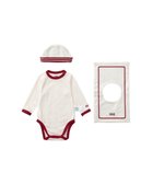 【ヘリーハンセン/HELLY HANSEN / KIDS】の【べビー・抗菌防臭・記名ラベル付・ECO素材】マイファーストHH ロングスリーブマリンロンパースセット ブリックレッド|ID: prp329100004710912 ipo3291000000034028839