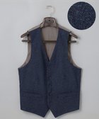 【五大陸/gotairiku / MEN】の3ピースセットアップ対応【あたたかい】RENEWOOL ウールベスト ネイビー系8|ID: prp329100004710921 ipo3291000000034515275