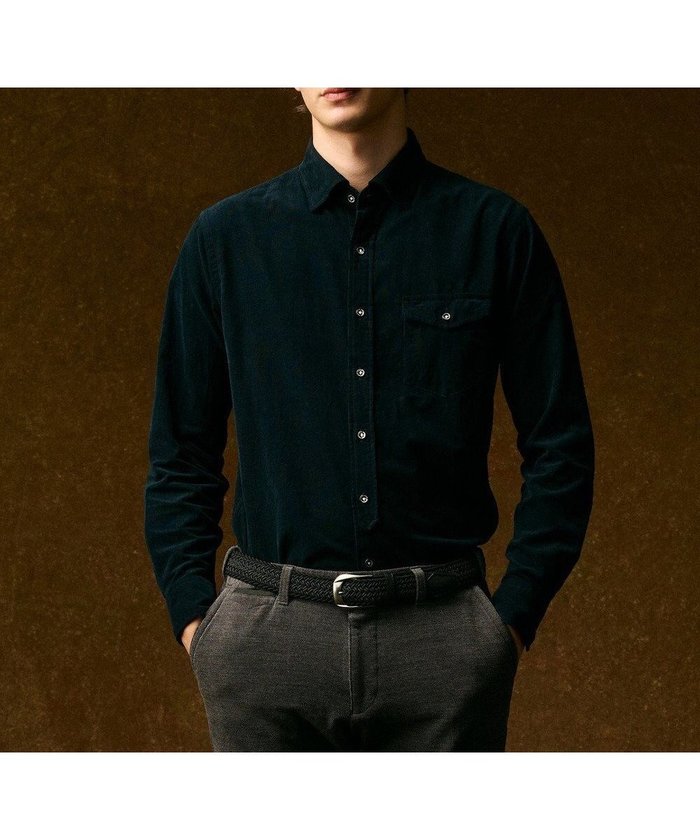 【ジョセフ アブード/JOSEPH ABBOUD / MEN】の【ストレッチ】コーデュロイ シャツ インテリア・キッズ・メンズ・レディースファッション・服の通販 founy(ファニー) https://founy.com/ ファッション Fashion メンズファッション Fashion for Men トップス・カットソー Cut & Sew Tops メンズシャツ Shirts インナー Innerwear カーディガン Cardigan, Knitwear コーデュロイ Corduroy, Cord Fabric ジャケット Jacket, Outerwear ストレッチ Stretch, Stretchy Fabric デニム Denim, Jeans Material バランス Balance, Style Balance ポケット Pocket, Pocket Detail A/W・秋冬 Autumn/Winter おすすめ Recommended / Our Picks エレガント 上品 Elegant |ID: prp329100004710924 ipo3291000000034242990