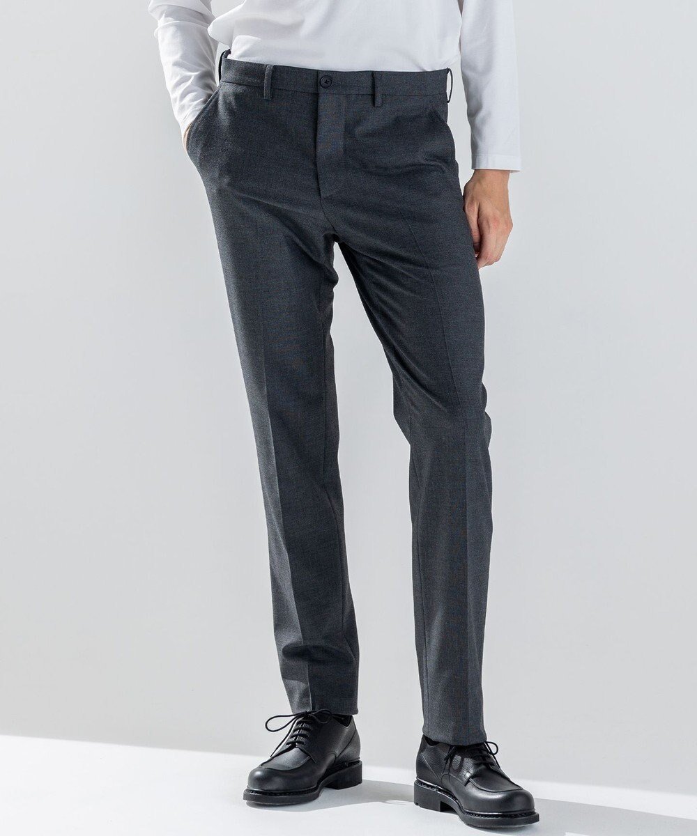 【ジョゼフ オム/JOSEPH HOMME / MEN】の【洗える/しわになりにくい/ストレッチ】ウール混 キャリーマンストレッチ テーパードパンツ / CITY インテリア・キッズ・メンズ・レディースファッション・服の通販 founy(ファニー) 　ファッション　Fashion　メンズファッション　Fashion for Men　ボトムス　Bottoms　洗える　Machine Washable　ストレッチ　Stretch, Stretchy Fabric　スラックス　Slacks, Dress Pants　テーパード　Tapered, Tapered Pants　定番　Standard, Basic Item　フラップ　Flap, Flap Pocket　フランス　France, French　A/W・秋冬　Autumn/Winter　おすすめ　Recommended / Our Picks　エレガント 上品　Elegant　ビジネス 仕事 通勤　Business / Work / Commuting　グレー系|ID: prp329100004710927 ipo3291000000034028904