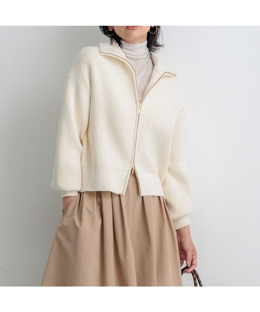 【23区/NIJYUSANKU】の【洗える】コットンリリー ニットブルゾン インテリア・キッズ・メンズ・レディースファッション・服の通販 founy(ファニー) 　ファッション　Fashion　レディースファッション　Fashion for Women　アウター　Coat / Outerwear Collection　レディースジャケット・軽アウター　Jackets　ブルゾンジャケット・スポーティアウター　Blouson Jackets　洗える　Machine Washable　畦　Ribbed Knit　シンプル　Simple, Minimal　ジャケット　Jacket, Outerwear　ストレッチ　Stretch, Stretchy Fabric　トレンド　Trend, Trending Now　人気　Popular, Best Seller　ブルゾン　Blouson, Bomber Jacket　ベスト　Vest, Waistcoat　ベーシック　Basic, Essential　A/W・秋冬　Autumn/Winter　冬　Winter / This Winter　2024年　2024　2024-2025秋冬・A/W　Autumn/Winter 2024–25 AW24–25　アイボリー系|ID: prp329100004710935 ipo3291000000034628611