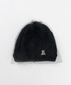 【アウロラ/AURORA】の【 LANVIN COLLECTION(ランバン コレクション) 】ベール付きリバーシブルニットワッチ ブラック|ID: prp329100004710942 ipo3291000000035803023