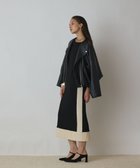 【グレース コンチネンタル/GRACE CONTINENTAL】のバイカラーカットワンピース ブラック|ID: prp329100004710945 ipo3291000000034029018
